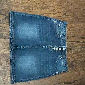 7 for all mankind denim skirt
